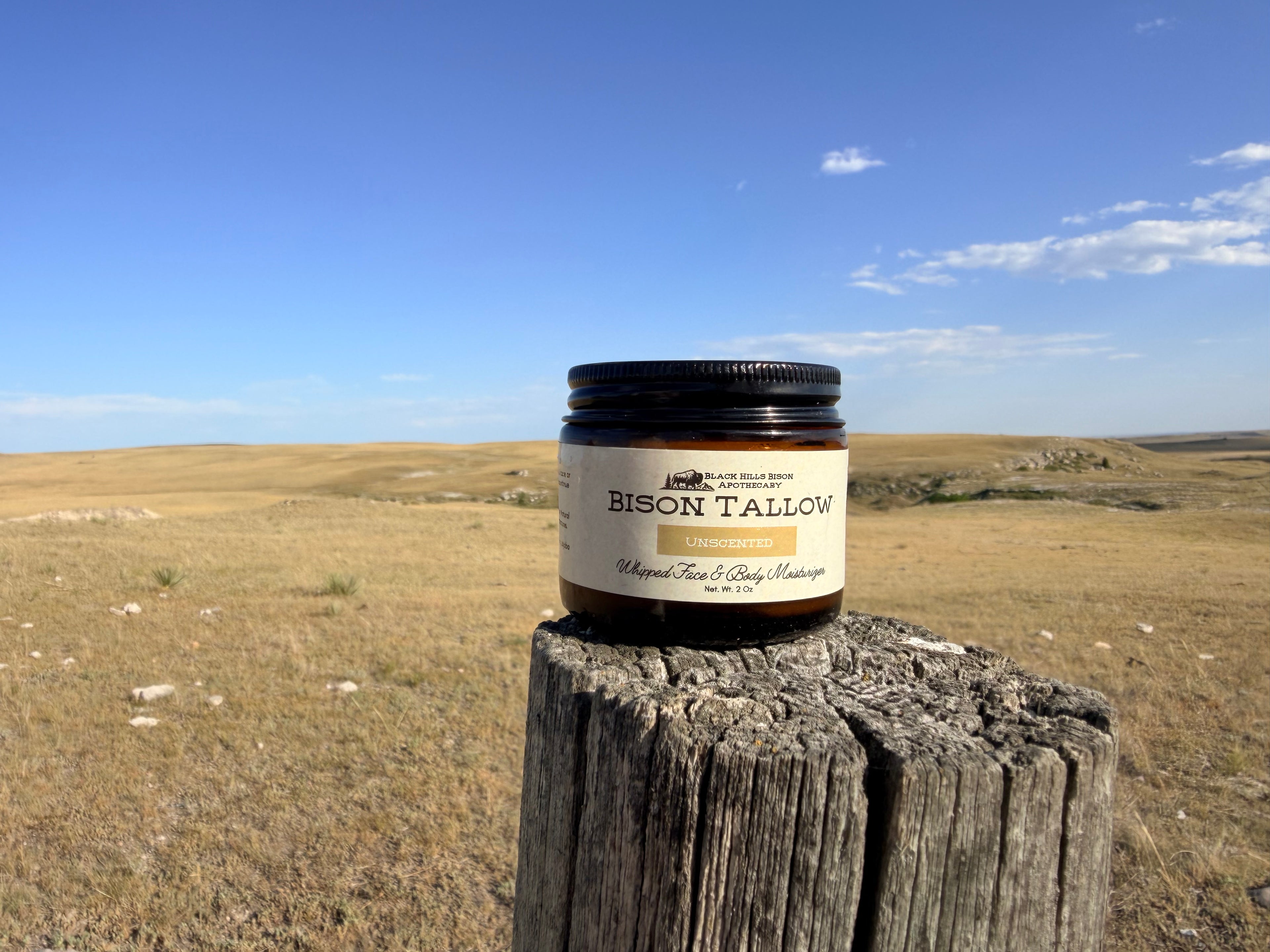 Whipped Bison Tallow Moisturizer – Unscented (Sensitive Skin)