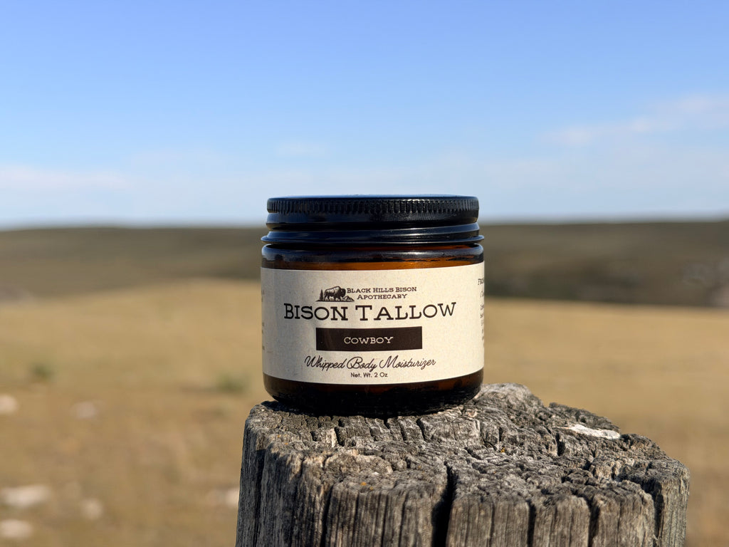 Whipped Bison Tallow Moisturizer – Cowboy (Balsam, Cedar & Amber)