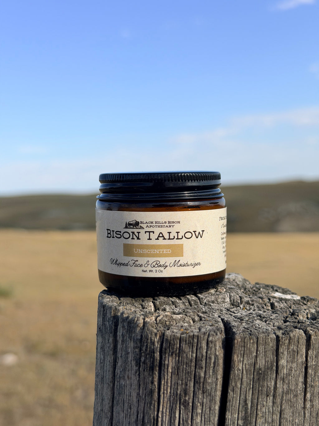 Whipped Bison Tallow Moisturizer – Unscented (Sensitive Skin)
