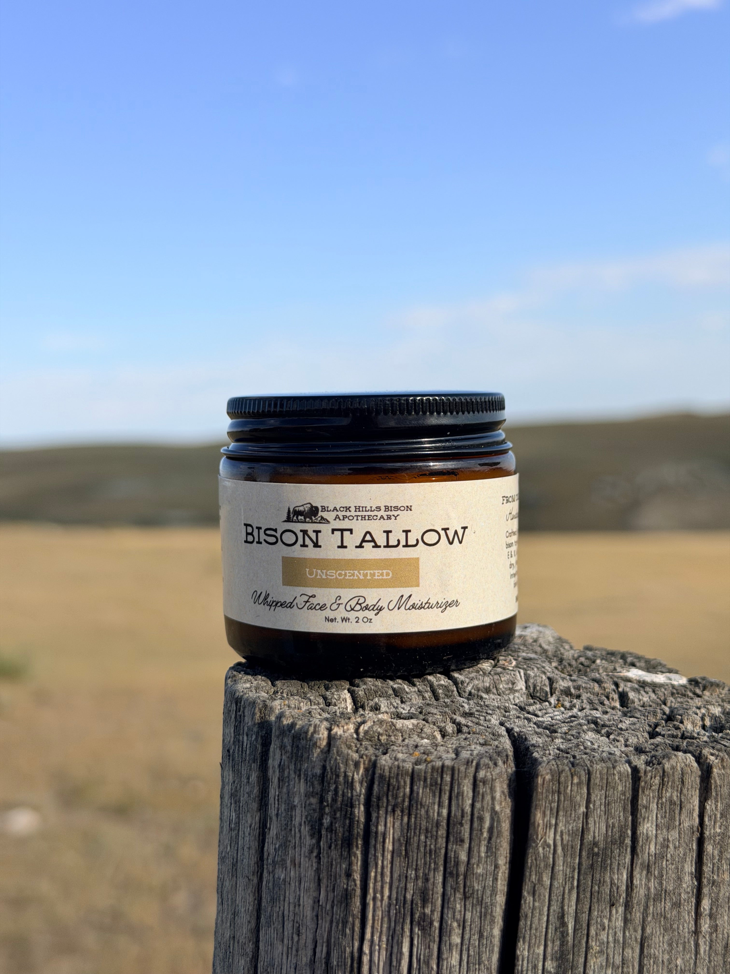 Whipped Bison Tallow Moisturizer – Unscented (Sensitive Skin)