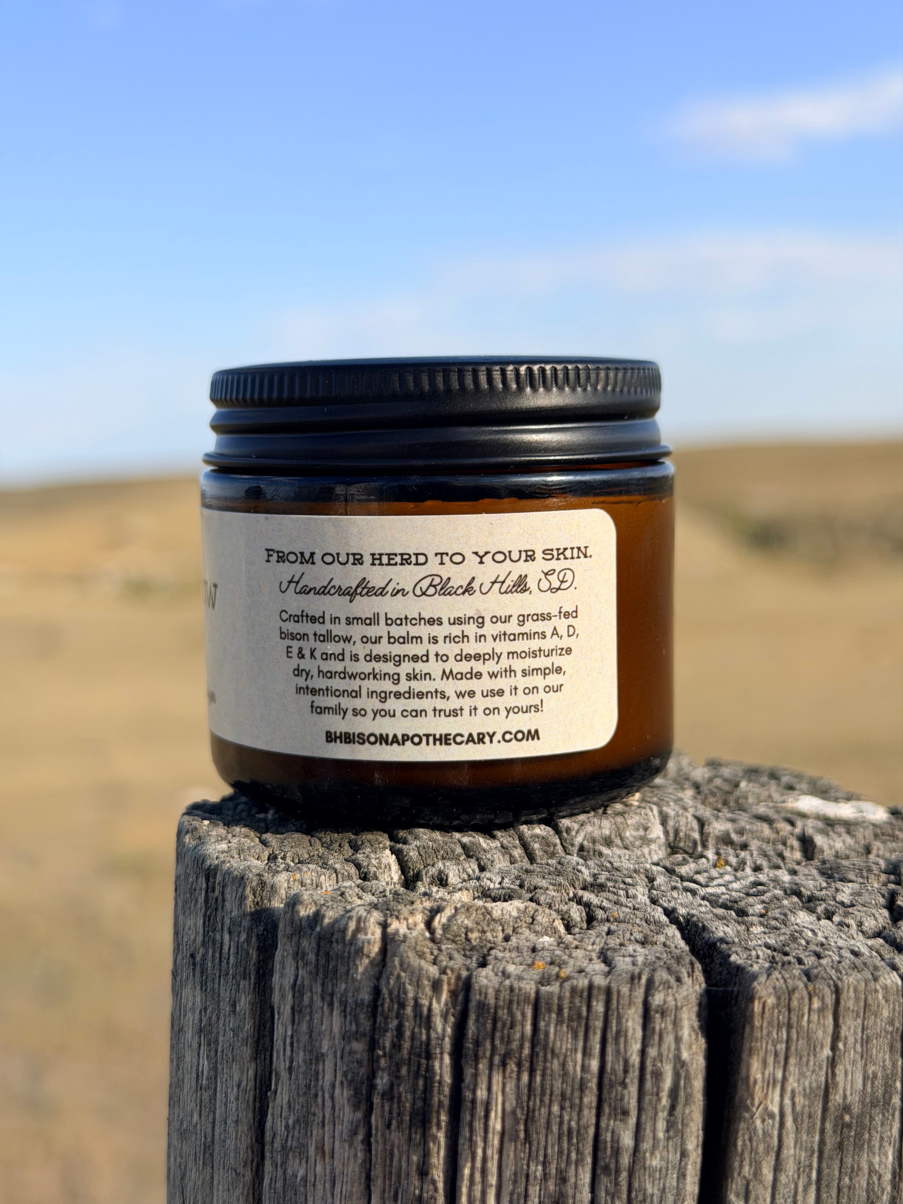 Whipped Bison Tallow Moisturizer – Cowboy (Balsam, Cedar & Amber)
