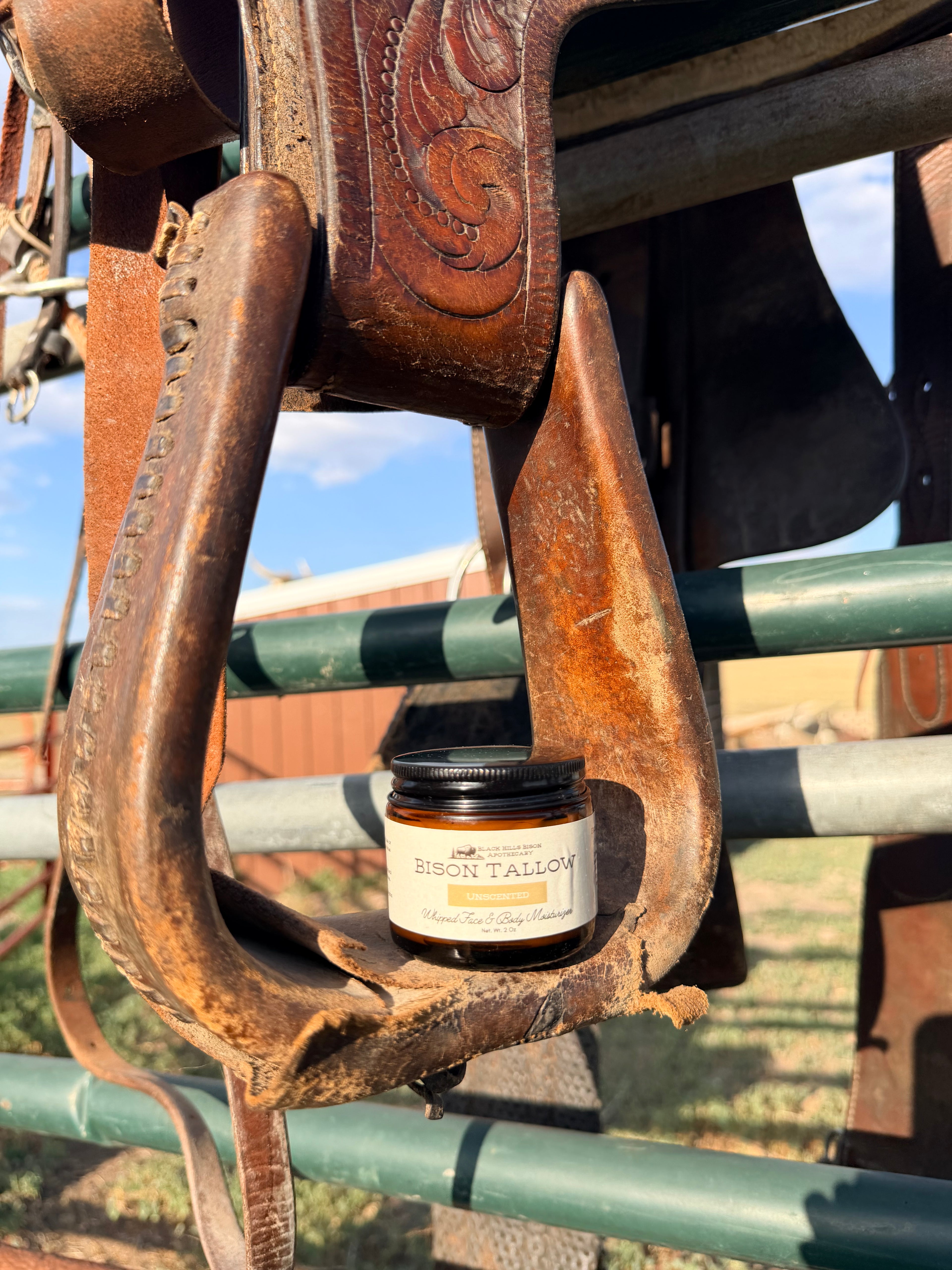 Whipped Bison Tallow Moisturizer – Unscented (Sensitive Skin)