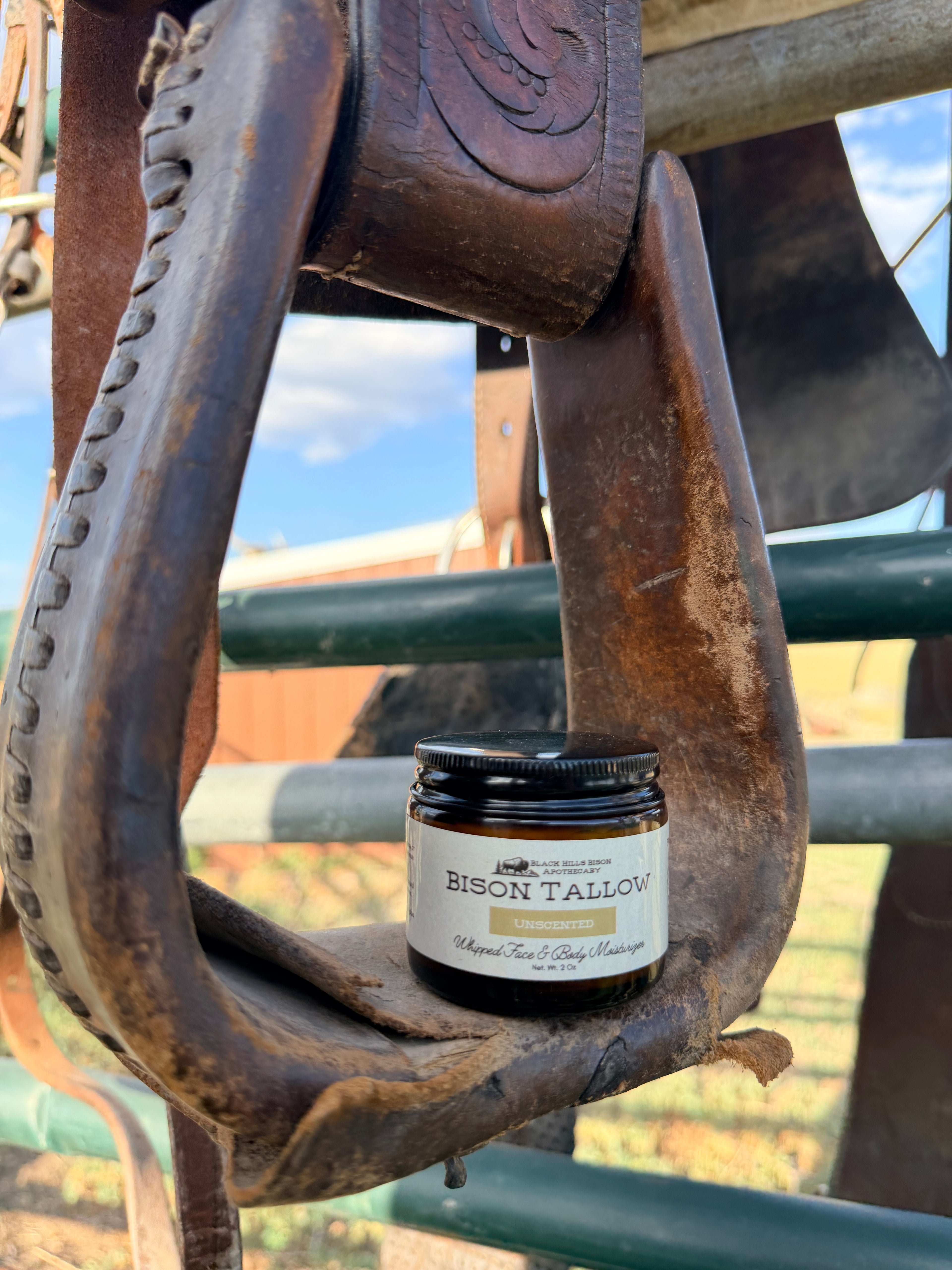 Whipped Bison Tallow Moisturizer – Unscented (Sensitive Skin)