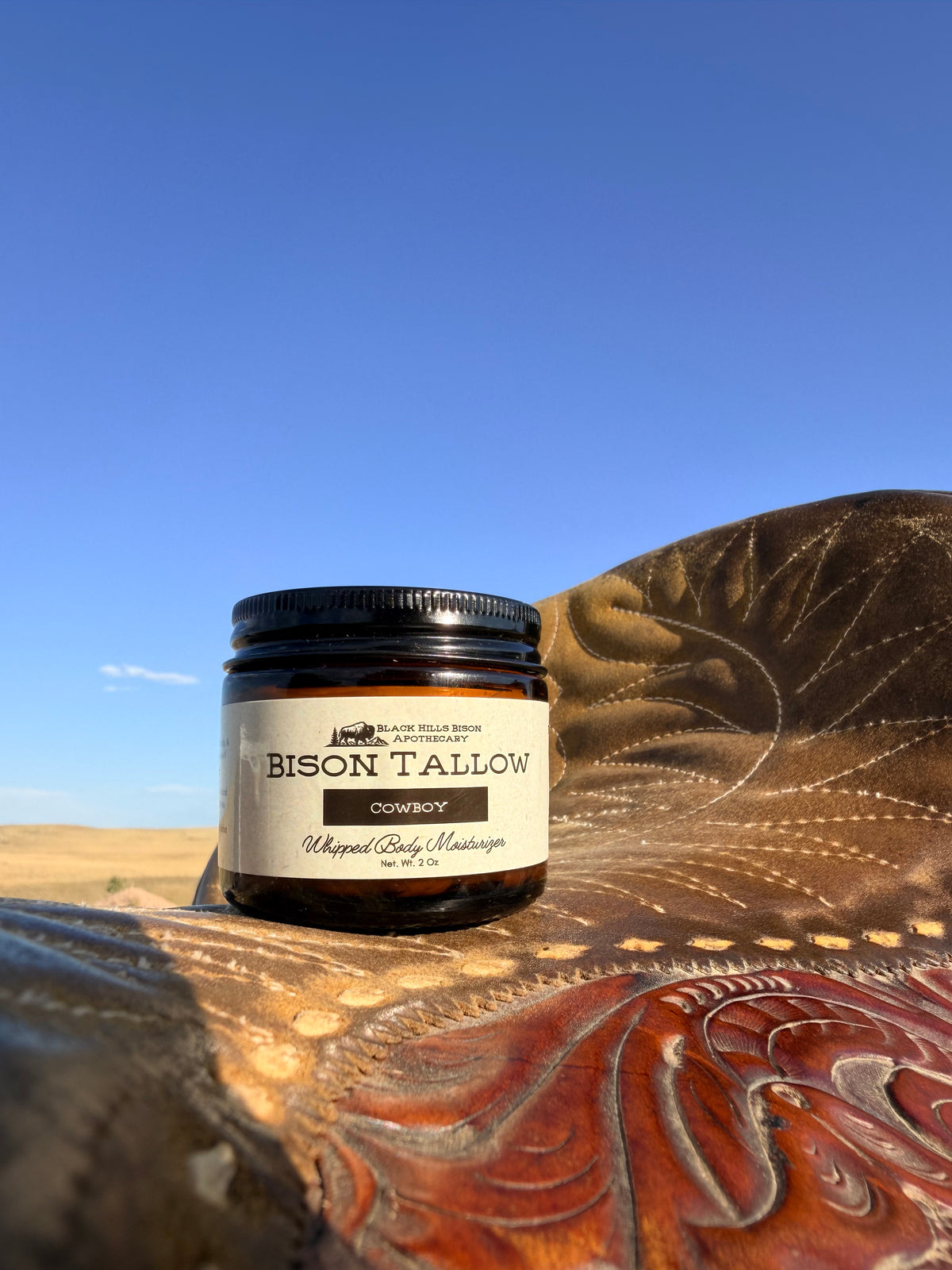 Whipped Bison Tallow Moisturizer – Cowboy (Balsam, Cedar & Amber)