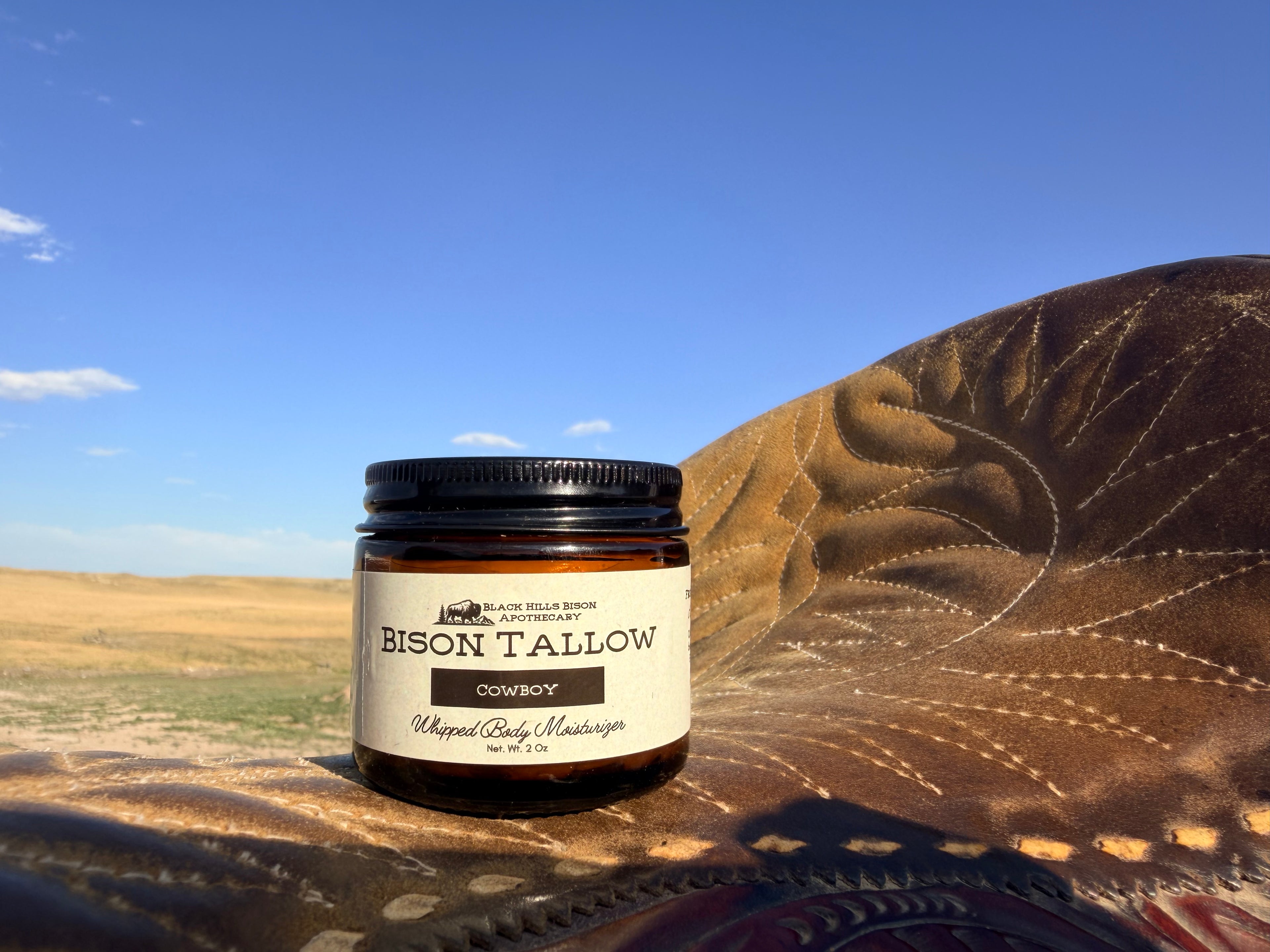 Whipped Bison Tallow Moisturizer – Cowboy (Balsam, Cedar & Amber)