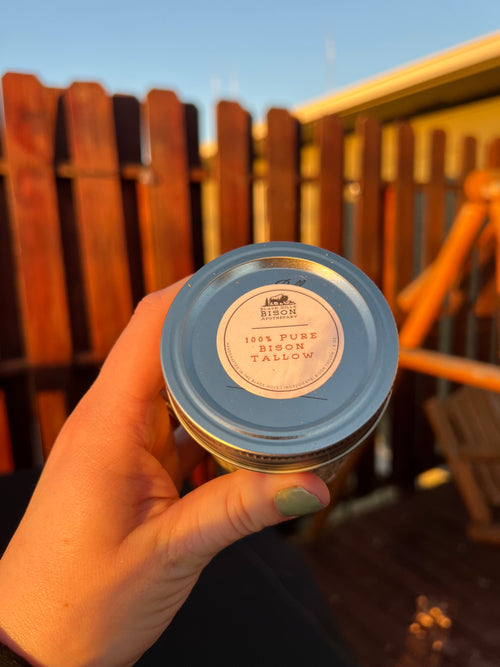 Grass-Fed Bison Tallow – Pure Rendered, 4 oz