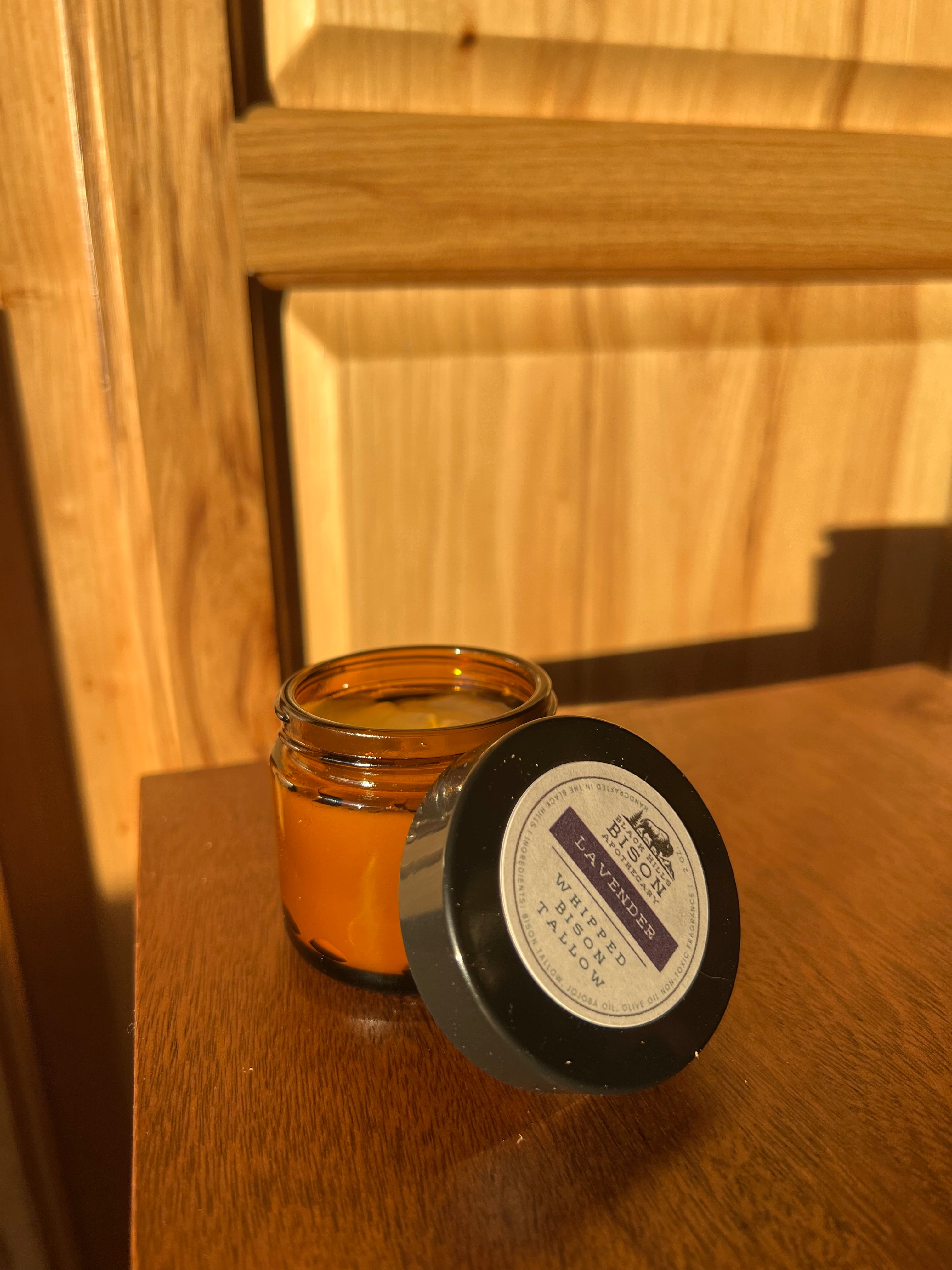 Grass-fed Whipped Bison Tallow (Moisturizer)